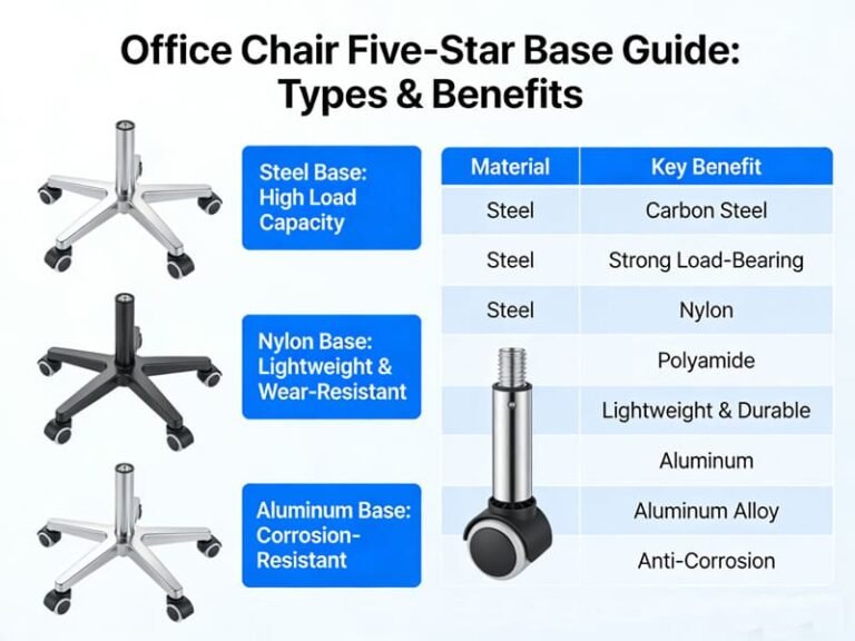 A Comprehensive Guide to Office Chair Five-Star Bases: Types, Benefits, and How to Choose